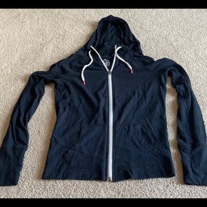 Black zip up sweatshirt